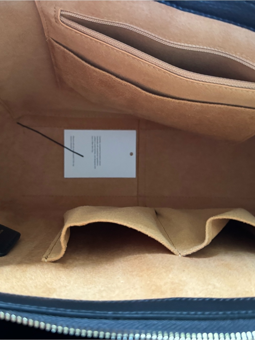 NWT Freja New York Paloma Tote Bag in Black Luxury Vegan Leather Work Tote Purs - Picture 7 of 13